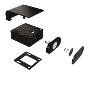 Verrou électrique miniature Ap 400 lbs émission rupture 12/24Vdc
