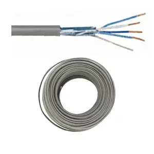 Câble téléphonique 1 paire AWG20 (8/10°) écran gris en 100m