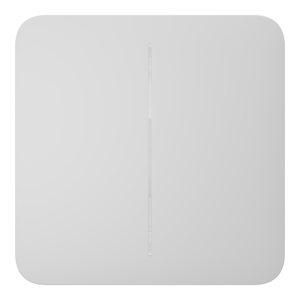 Interrupteur intelligent touche double - Blanc.