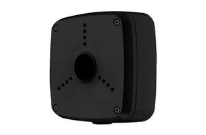 Boîte de jonction aluminium noir dimensions 134mm x 134mm x55mm, 0,55 Kg