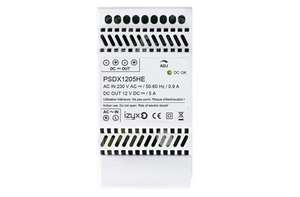 Alimentation RAIL DIN 3M 230V AC/12V DC / 5A (HE)