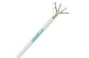 Câble monobrin - Cat6 F/UTP - 4 paires blanc LSZH Dca - 305m