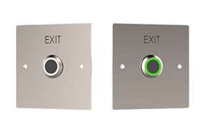 Capteur infrarouge lumineux blanc/vert. 12/24V DC