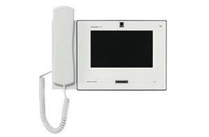 Moniteur blanc vidéo IP/SIP 7" avec combiné