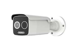 Caméra Thermique Bullet 5MP, fixe 3.6mm, thermique 3.2mm, PoE Vupoint AI