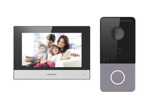 Kit IP interphone vidéo pour villa ou maison 1 Bouton d'appel