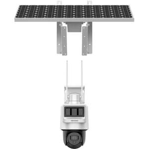 Dôme PT IP 4MP Obj 2.8mm IR30M IP66 avec panneau solaire