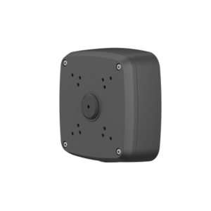 Boîte de jonction aluminium Noire étanche, dimensions 134mm x 134mm x 55mm