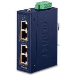 Injecteur PoE+ industriel 2Giga Rail Din 12-54Vdc