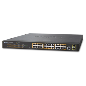 Switch 24 ports Giga PoE + 2 SFP 300W L2/L4