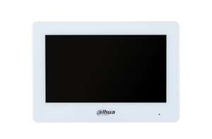 Moniteur int. blanc tactile  7"  IP/Wifi ou  2 fils pour VTO2003F uniquement