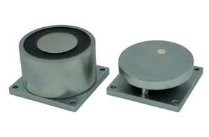 Visuel du produit Ventouse EM ronde IP 65 diamètre 60mm 136kg 12/24V DC