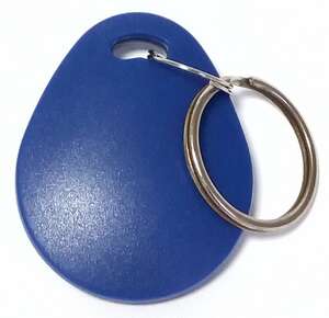 Porte clé TEMIC bleu numéroté programmé
