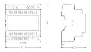 TRANSFORMATEUR RAIL DIN 230V AC / 12/24V AC / 30VA (2,5/1,25