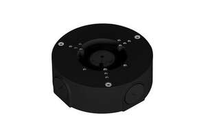 Boîte de jonction aluminium NOIR diamètre 138x42mm, 0,38 Kg