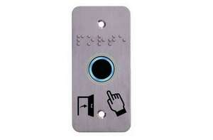Visuel du produit Bouton poussoir IR + plaque inox
