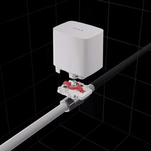 Visuel du produit Vanne d’arrêt d’eau avec contrôle à distance 20mm 3/4" - Blanc