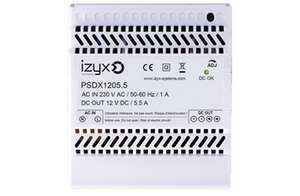 Visuel du produit ALIMENTATION RAIL DIN 5M230V AC / 12V DC / 5.5A