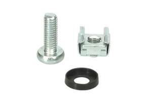 Sachet de 50 x Kit Visserie - M6 (Ecrou-Rondelle-Vis)