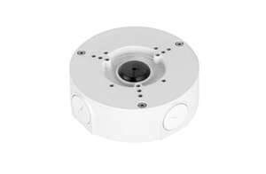 Boîte de jonction aluminium blanc diamètre 138x42mm, 0,38 Kg