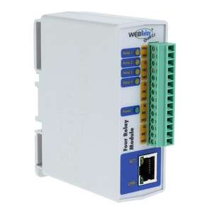 Relais externe IP - 4 sorties, 0 entrée, PoE