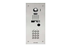 Visuel du produit Platine inox avec clavier retro éclairé 100 codes