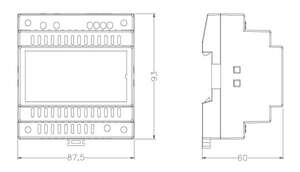 Visuel du produit TRANSFORMATEUR RAIL DIN 230V AC / 12/24V AC / 30VA (2,5/1,25