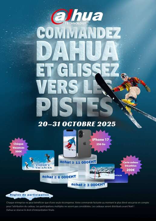 Challenge Dahua : du 20 au 31 octobre 2025 Challenge Dahua : du 20 au 31 octobre 2025
